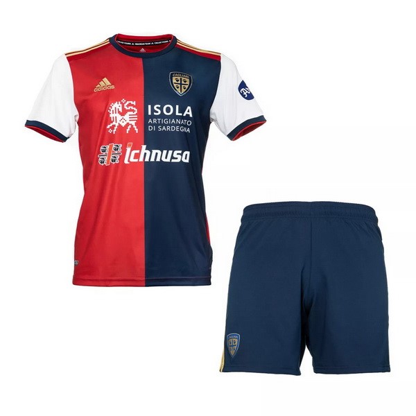 Maillot Football Cagliari Calcio Domicile Enfant 2020-21 Rouge